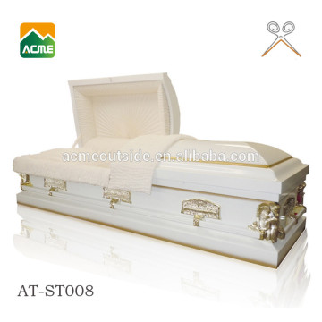 hot sale good quality cheap steel metal casket