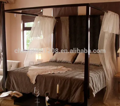 simple , elagant, plain wooden bed,solid-wood double bed