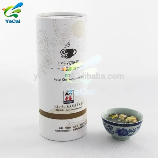 Design your own cardboard cylinder packaging box , luxury packaging paper tea box