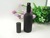 100ml black glass perfume spray bottle with plastic lid