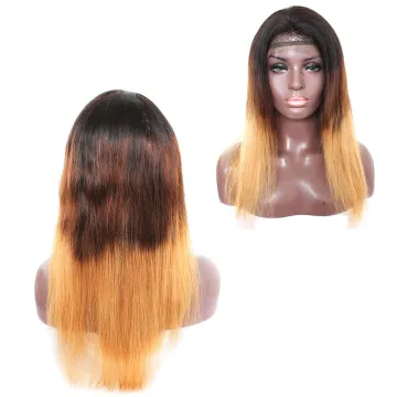 Xuchang indian raw hair vendors, aliexpress online shopping 1b/4/27 colored lace wigs