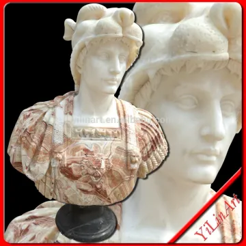 White Stone Male Marble Bust Sculptures