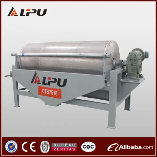 Iron Machine Wet Drum Magnetic Separator from China