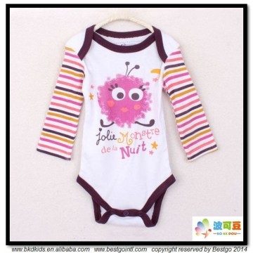 BKD cotton newborn girl bodysuits