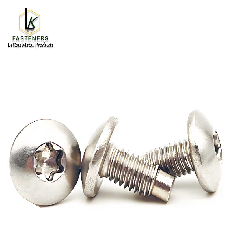 Mushroom Head Machine Screws With Hexalobular Slot-Stainless Steel18-8