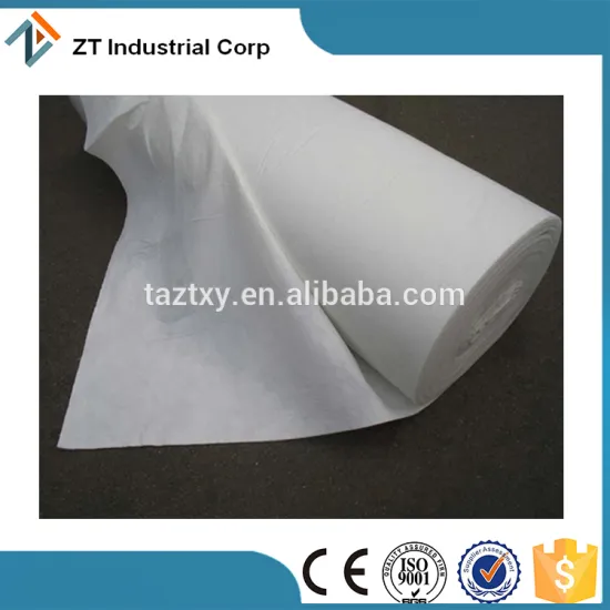 450g m2 pp pet short fiber needle punched nonwoven geotextile