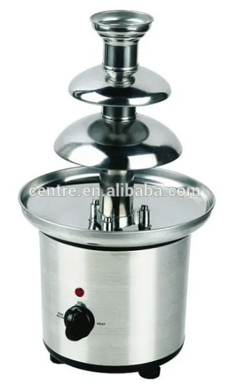 Chocolate Fondue Fountain / 3 tiers stainless steel / good design