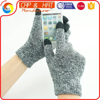 smartphone gloves/ touch screen gloves/ knitted bluetooth gloves/E touch screen gloves/custom knitted gloves/outdoor touch glove