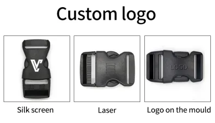 Custom Backpack Clothing Bag Shoes 5mm Plastic Double Hole Cord Lock