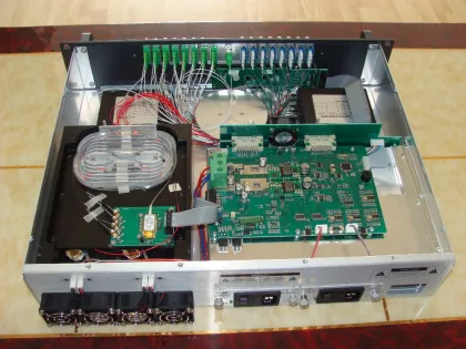 32x19 WDM PON EDFA OLT PON CATV WDM combiner , EPON WDM EDFA , 32 ports PON EDFA