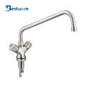 Wall Mount Kitchen Faucet With Pulldown Sprayer