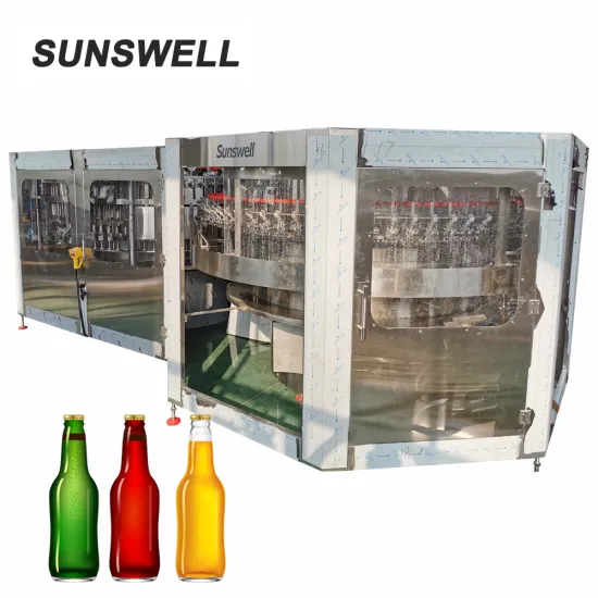 Double Vacuum Bottling Equipment Filling Beer Bottle Machine