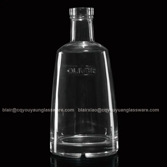 Glass Bottle For Clear Drinks Wholesale Glass Bottle For Alcohol 70CL