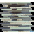Beige Strip Material Mixed Mosaic Tile