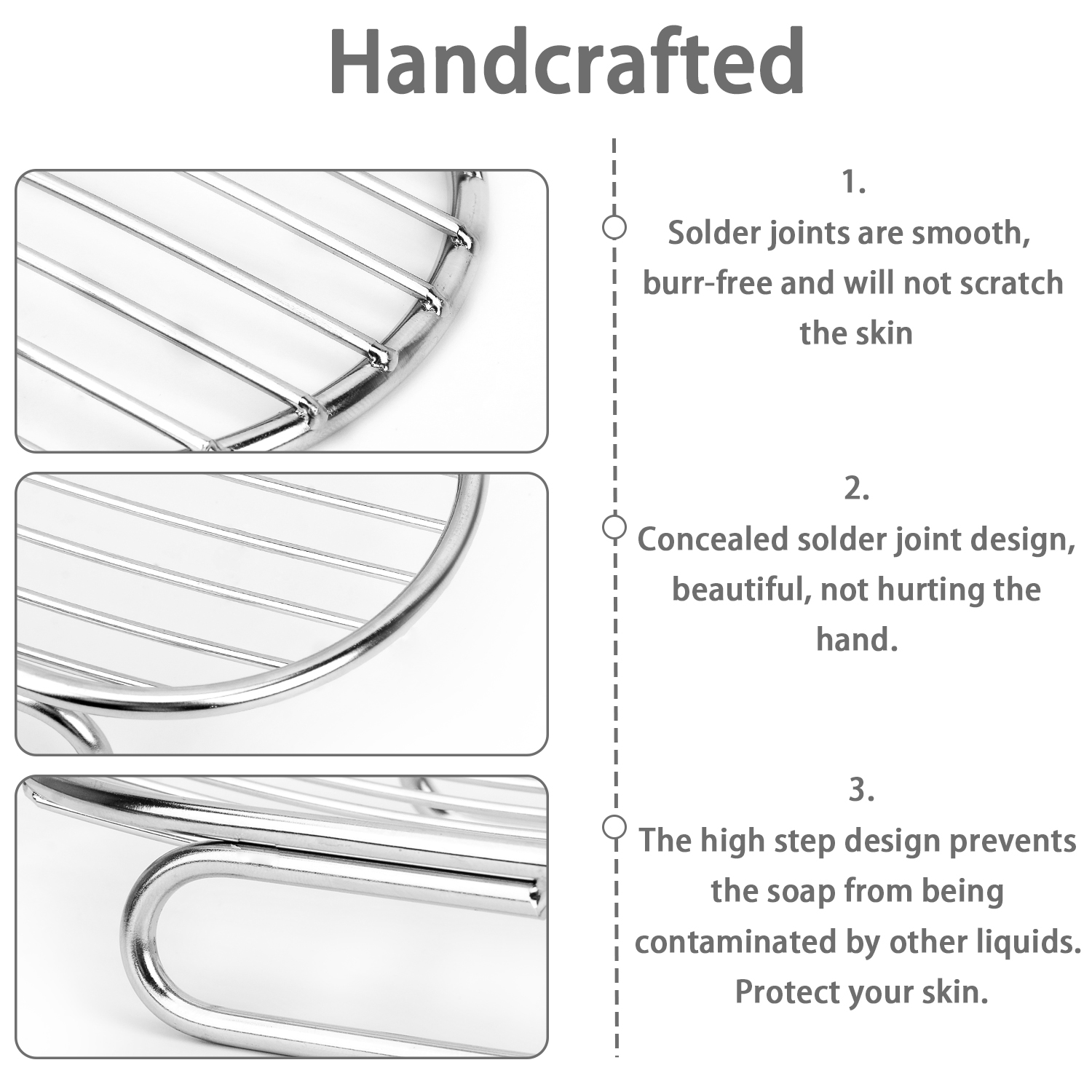 steel Soap Rack details