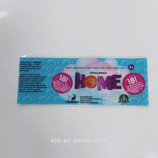 Wholesale custom printed biodegradable plastic shrink wrap for dish towel packaging