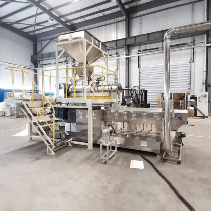 Bugles Onion Ring Snack Processing Line: 2D 3D Fried Snack Pellet Production Equipment