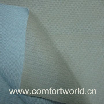 Etched-out Soft Velour Fabric