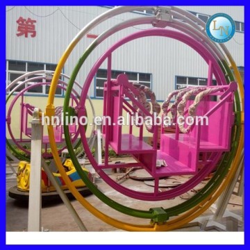 China amusement fairground space ring rides 6 seats human gyroscope rides for sale