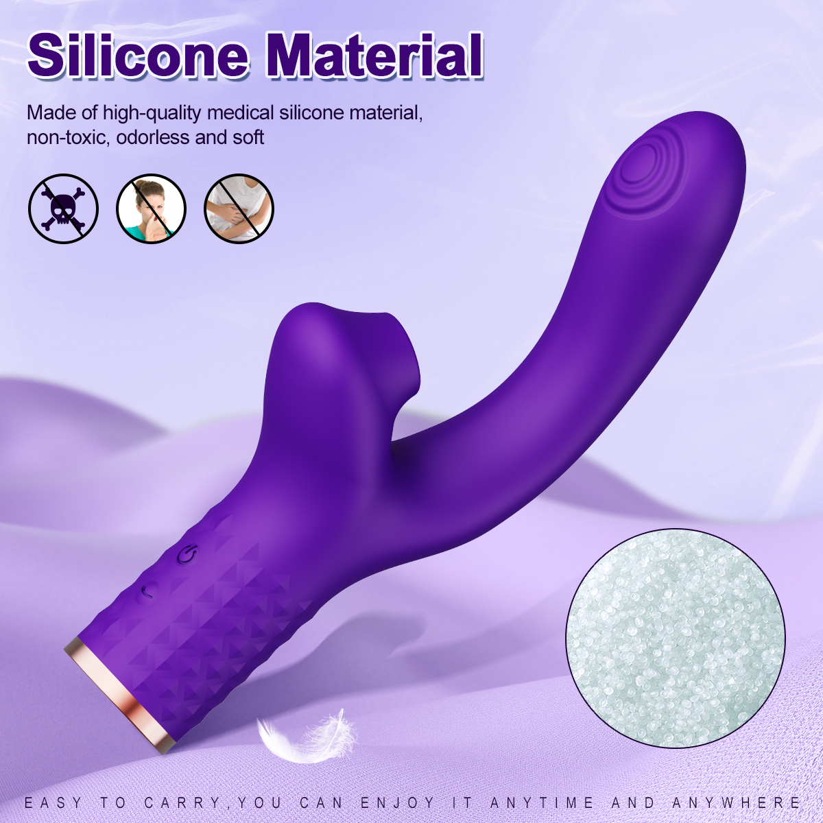 Dual Action Vibrating Wand for Enhanced Pleasure