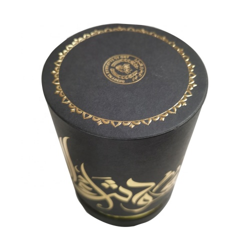 Customized logo Perfume round paper tube box packaging