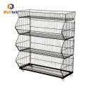 4 Wheels Multi Layer Metal Promotion Cage