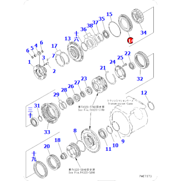 Loader WA700-3 Piston 428-15-12781