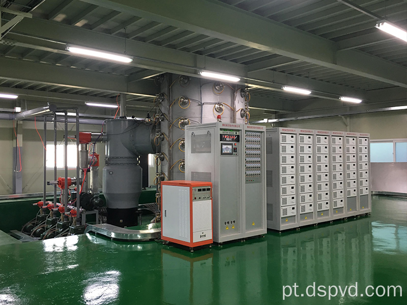 Máquina de revestimento em PVD de folha de aço inoxidável