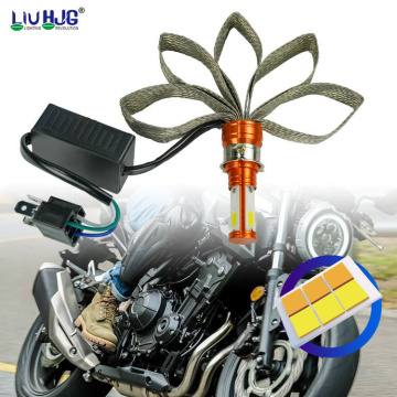 Motorcycle Headlight Bulb P15d Ba20d 3570 2smd Universal Car Led Fog Lamp Led Front Light Bulb