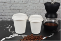 يمكن التخلص من القهوة القابلة للتصرف في قصب السكر باغاس لبنب القهوة 8oz 12oz 16oz مع غطاء