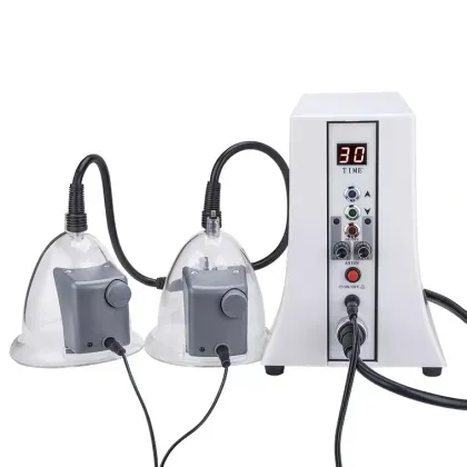 Electric Breast Suction and Vacuum Cup Massager for Breast Enlargement