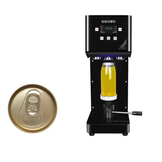 Professional Full-Automatic Can Sealing Machine for Soda, Beer, PET, Aluminum, and Tin Cans in Commercial Use