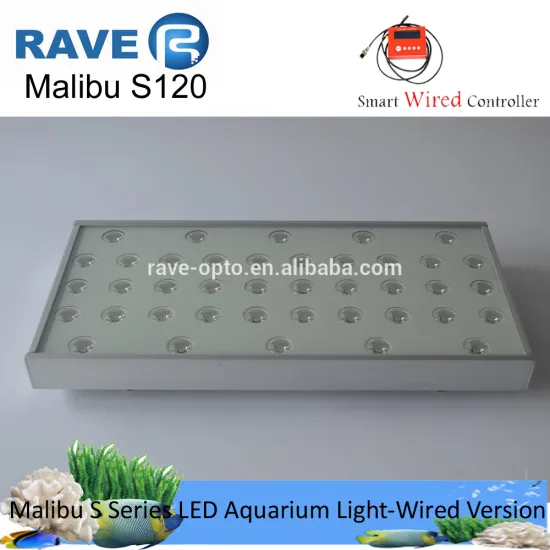 Malibu S120 LED Aquarium Light for Coral Reef Live Plants with Wired Controller