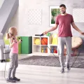 حبل القفز السريع الفولاذي القابل للتعديل