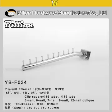 wholesale  pipe metal scan hook metal straight arm