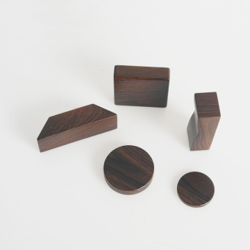 Fabrication en bois de prototype de pièces en plastique d&#39;ABS de matériaux de grain en bois