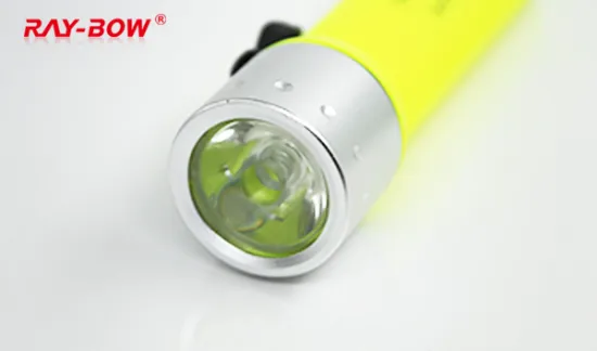 Yellow scuba diving torch