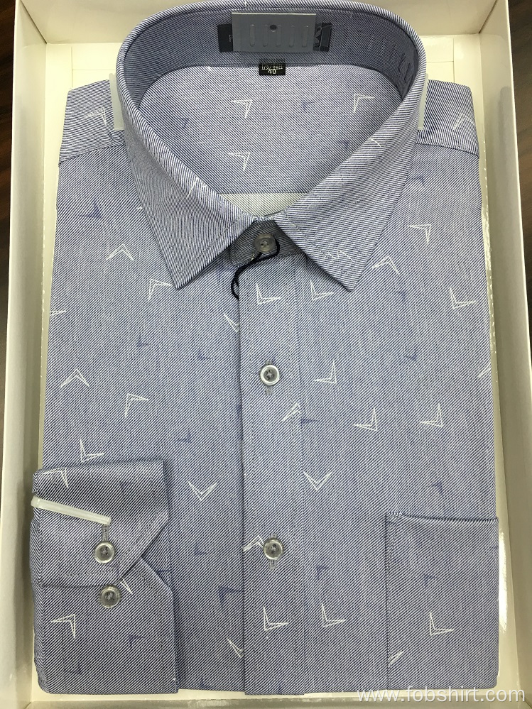 Cotton Yarn Dyed Business Shirt