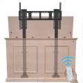 Double Column Lift System For 65 100 Inch Flat Screen TVs Smart TV Lift Cabinet
