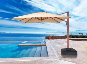 swimming pool sun umbrella