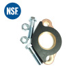 lead free brass meter flange with female or male thread