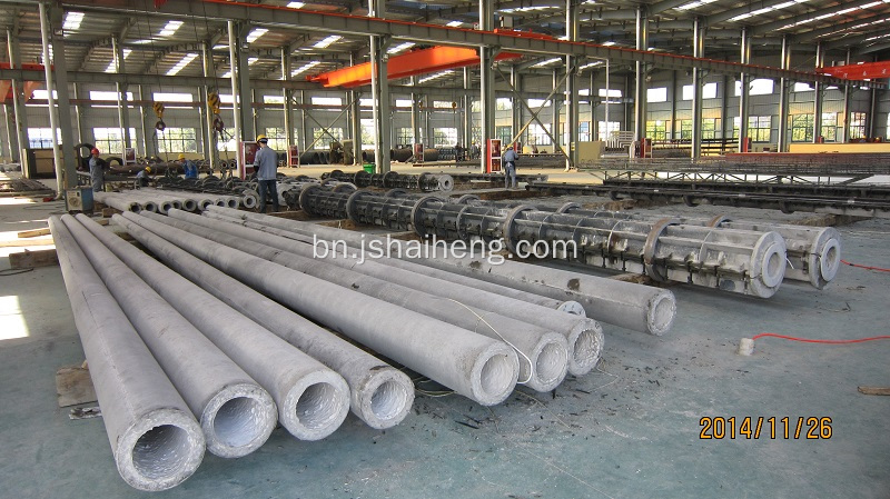 কংক্রিট মেরু উত্পাদন লাইন ইস্পাত ছাঁচ