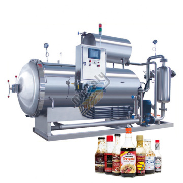Pressure Retort Canner for Steam Sterilization and Can Food Processing