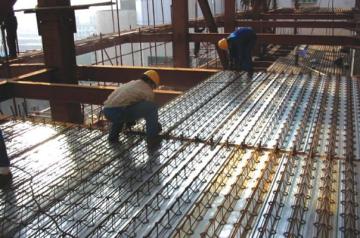 Headerboard Steel Bar Truss Girder Deck Steel Structure