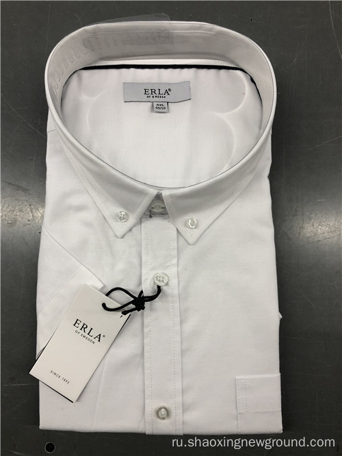Белая рубашка высокого качества для мужчин