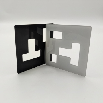 China Tempered Printed Glass Switch Socket Panels with Holes (1mm-4mm)