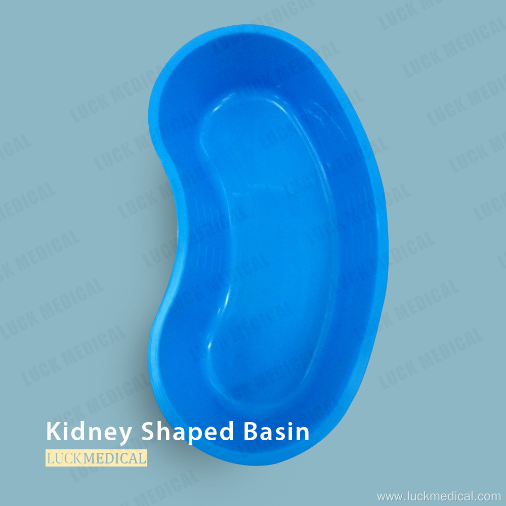 Disposable plastic Medical Kidney Shaped Basin Emesis Tray