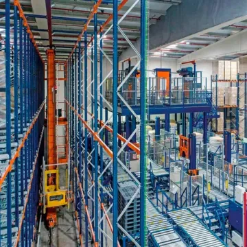 Intelligent ASRS Warehouse Racking System