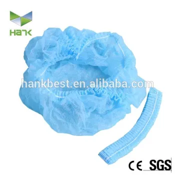 New design yellow disposable elastic strip cap for food service