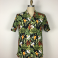 Camisa de manga corta de diseño hawaiano de alta calidad
